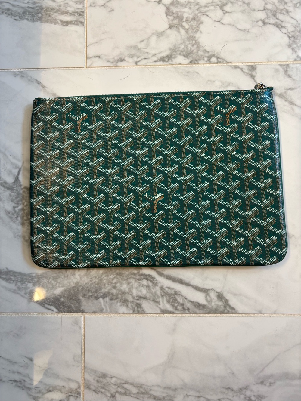 Goyardine Senat Pochette MM Green
